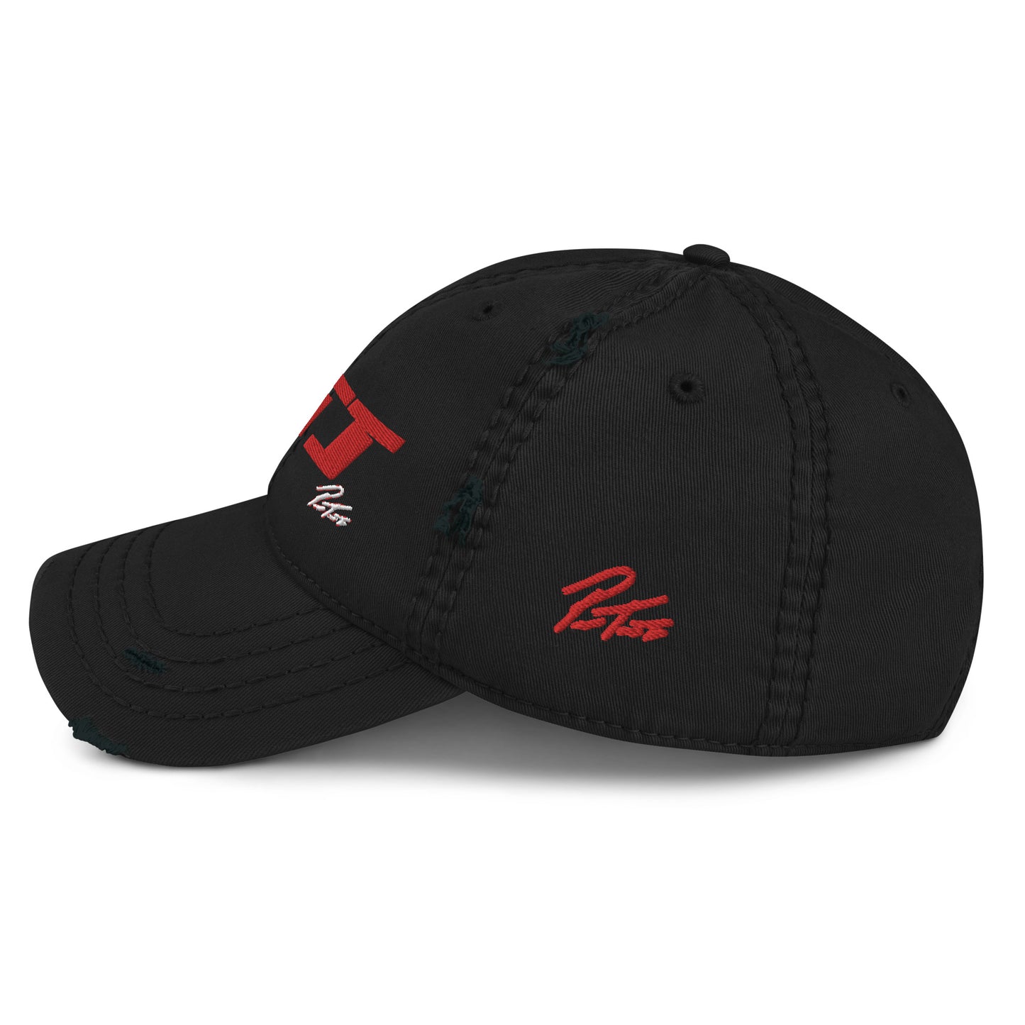 Embroidered Ripped Dad Hat