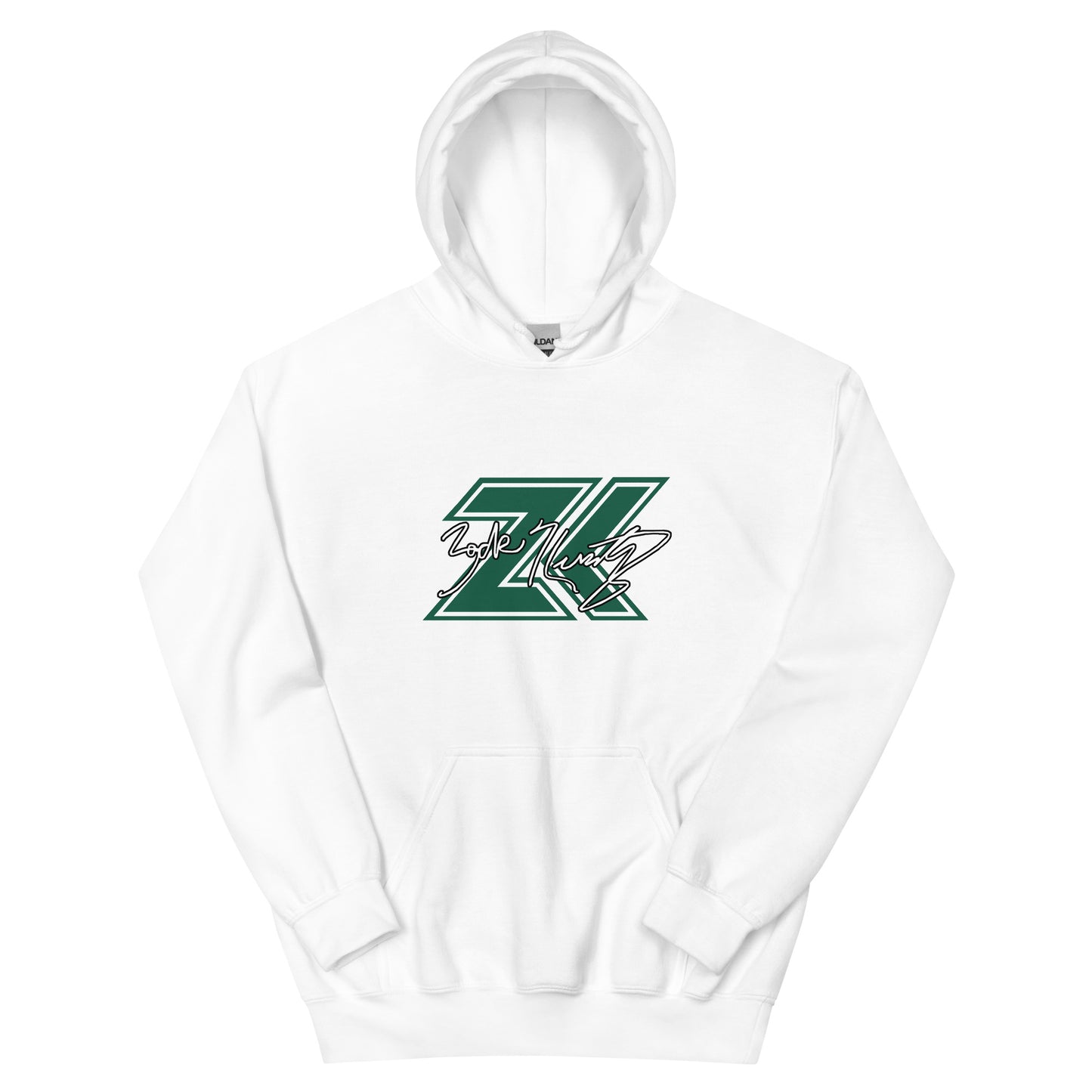 Brand Logo Hoodie - White