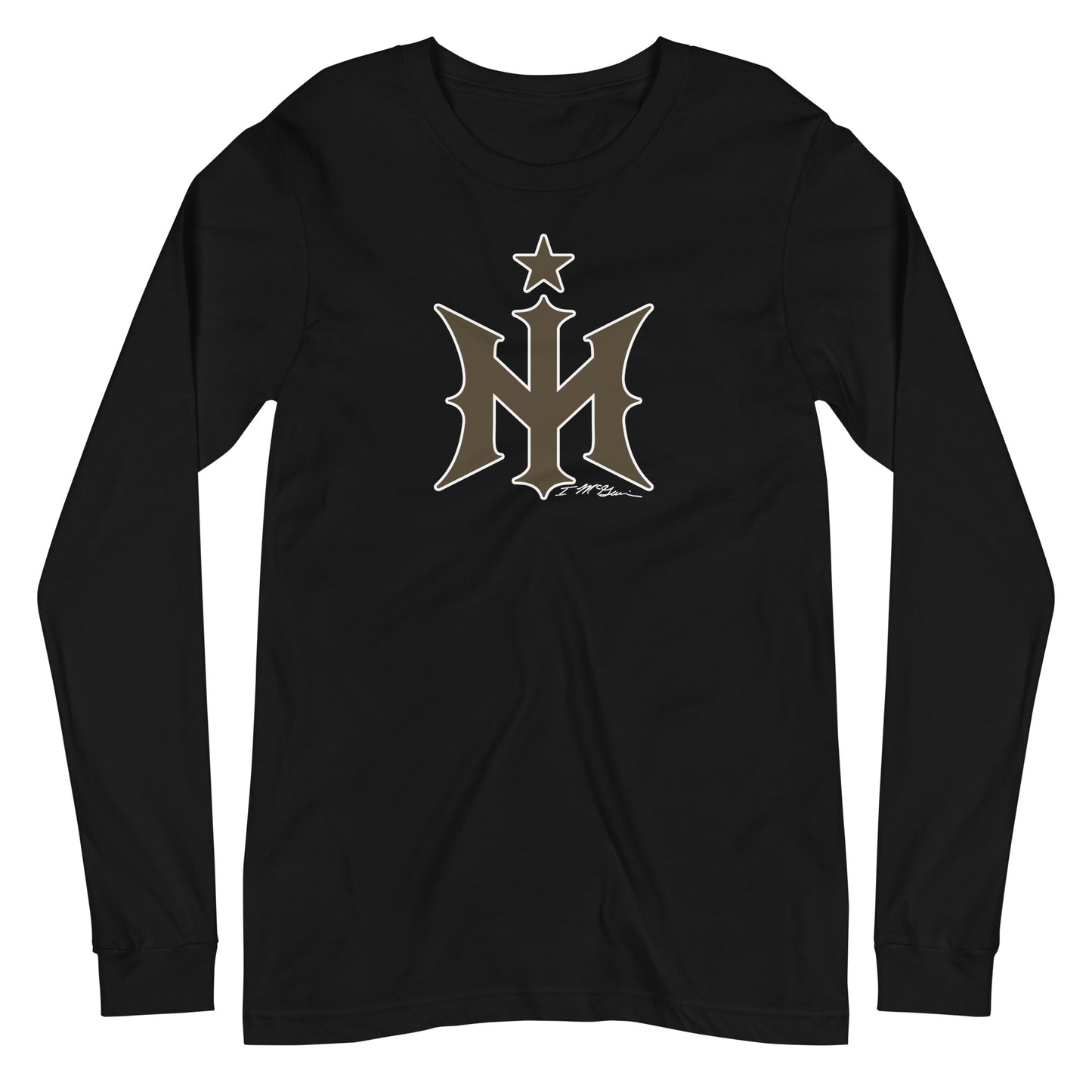 Brand Logo Long Sleeve - Brown
