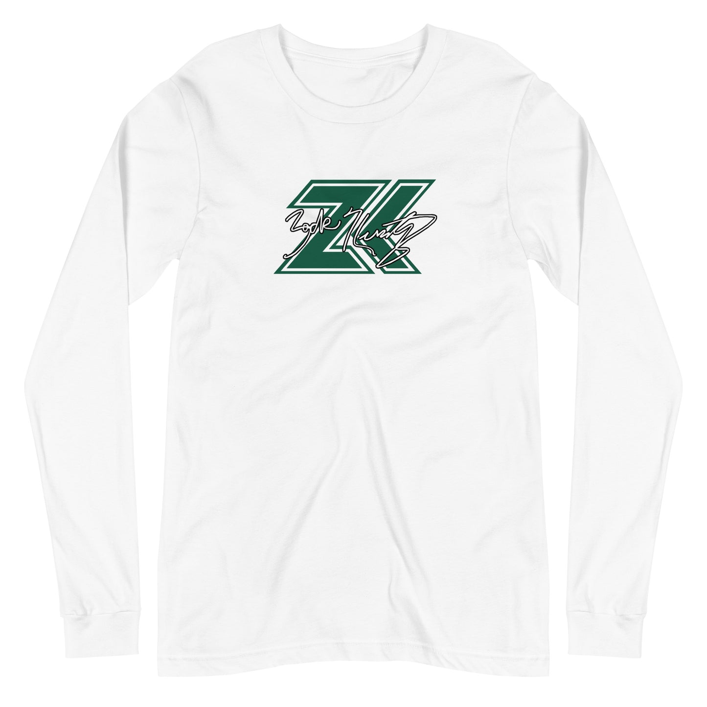 Brand Logo Long Sleeve - White