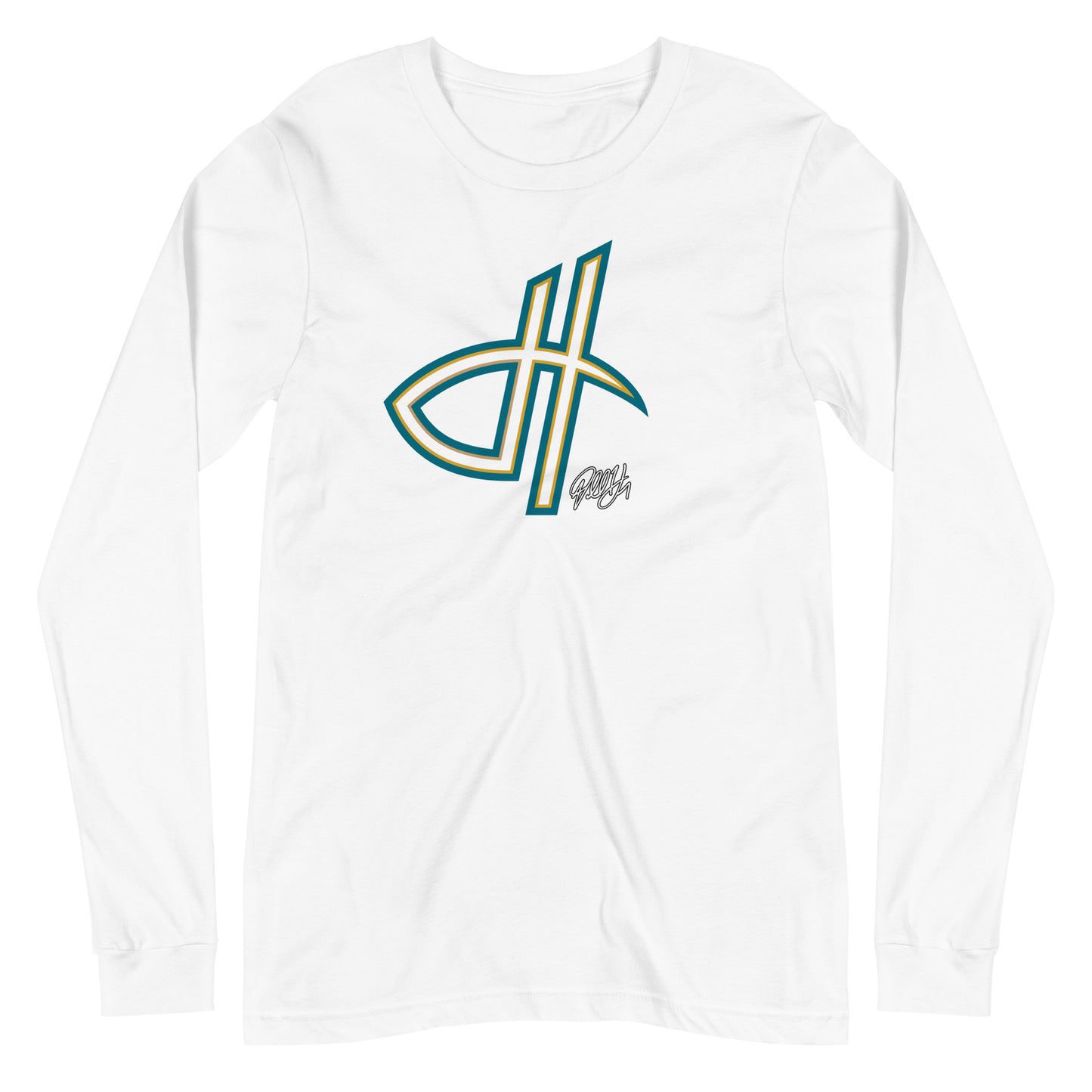 Signature Logo Long Sleeve - White
