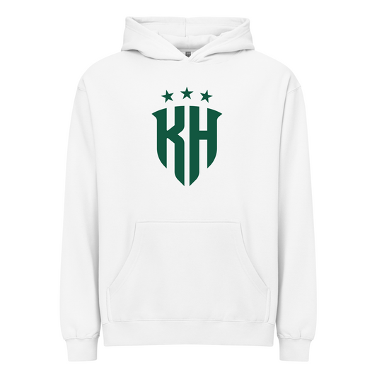 Brand Logo Hoodie - White