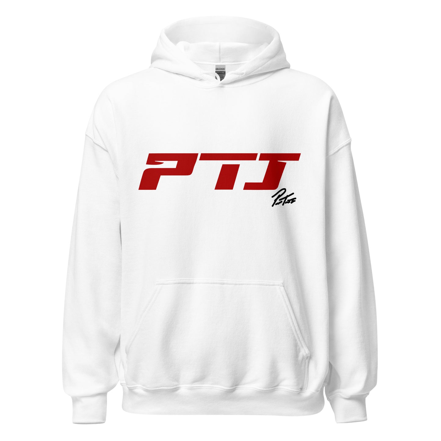 Brand Logo Hoodie - White