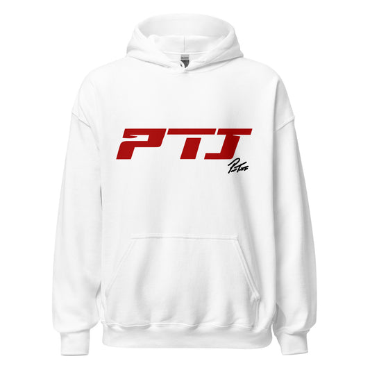 Brand Logo Hoodie - White