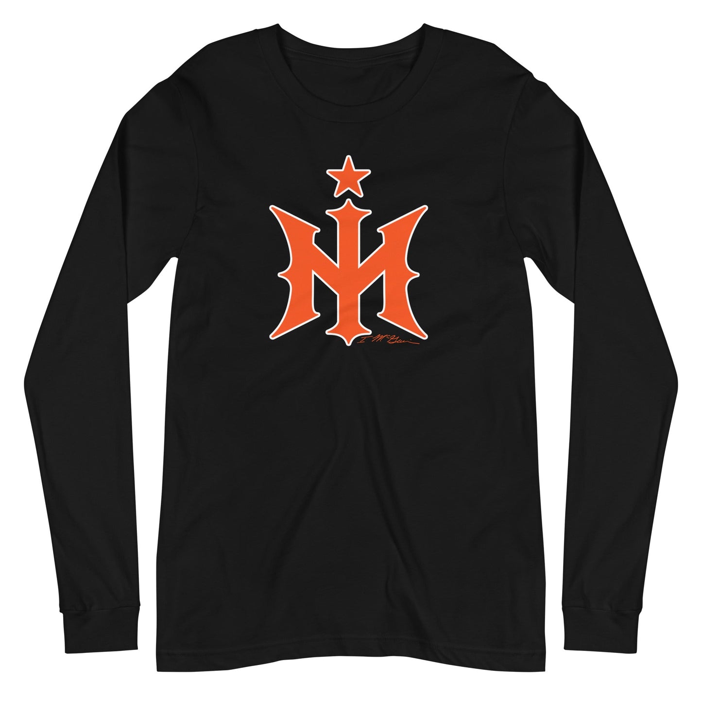 Branded Logo Long Sleeve - Orange