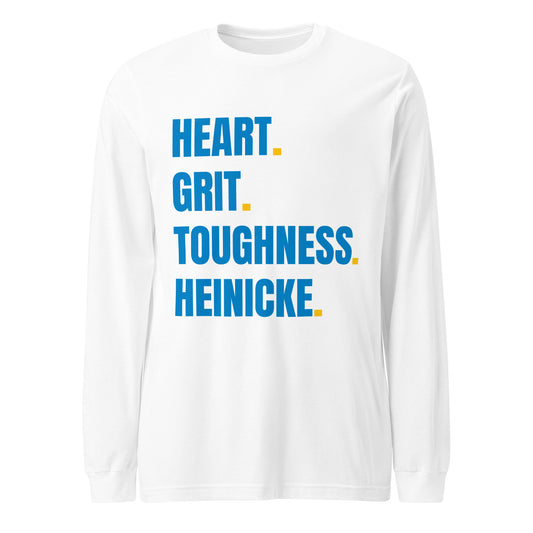 Heinicke Heart & Grit Long Sleeve - White